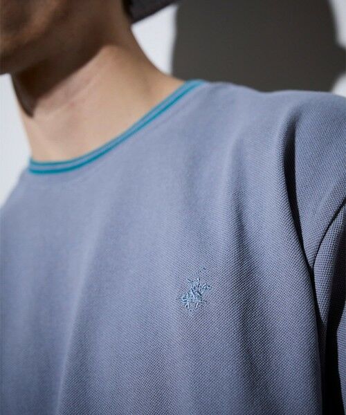 MEN'S BIGI / メンズビギ Tシャツ | 【BEVERLY HILLS POLO CLUB】別注 コットンロゴ刺繍T | 詳細4