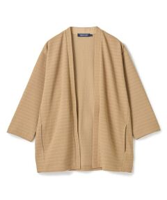 MEN'S BIGI / メンズビギ カーディガン・ボレロ | シアー7分袖ボタンレスカーディガン＜ストレッチ・ハンドウォッシャブル・接触冷感・通気性＞