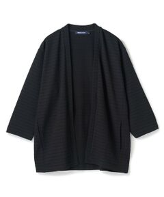 MEN'S BIGI / メンズビギ カーディガン・ボレロ | シアー7分袖ボタンレスカーディガン＜ストレッチ・ハンドウォッシャブル・接触冷感・通気性＞