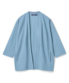 MEN'S BIGI / メンズビギ カーディガン・ボレロ | シアー7分袖ボタンレスカーディガン＜ストレッチ・ハンドウォッシャブル・接触冷感・通気性＞