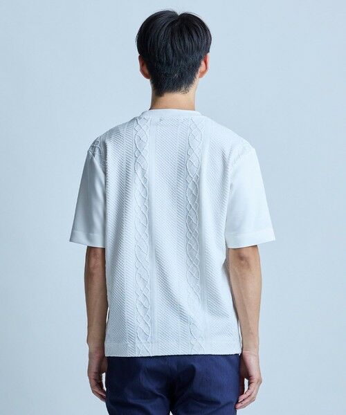 MEN'S BIGI / メンズビギ Tシャツ | フクレジャガードコンビネーションTシャツ＜ストレッチ・ハンドウォッシャブル＞ | 詳細5