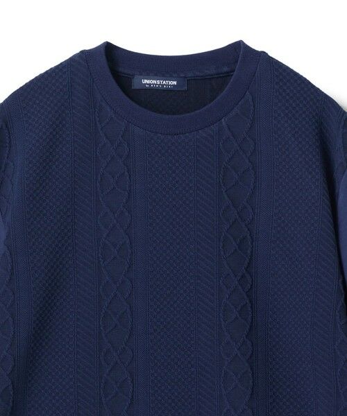 MEN'S BIGI / メンズビギ Tシャツ | フクレジャガードコンビネーションTシャツ＜ストレッチ・ハンドウォッシャブル＞ | 詳細15