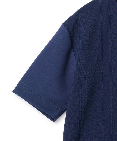 MEN'S BIGI / メンズビギ Tシャツ | フクレジャガードコンビネーションTシャツ＜ストレッチ・ハンドウォッシャブル＞ | 詳細16