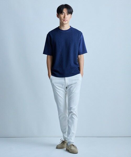 MEN'S BIGI / メンズビギ Tシャツ | フクレジャガードコンビネーションTシャツ＜ストレッチ・ハンドウォッシャブル＞ | 詳細12