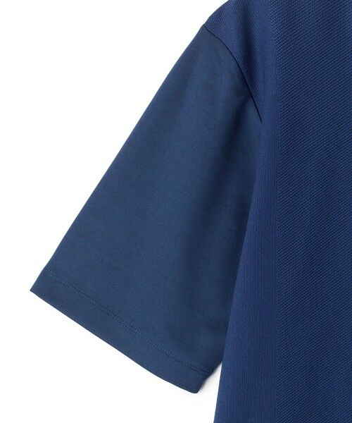 MEN'S BIGI / メンズビギ Tシャツ | ニット×ポンチコンビハーフスリーブTシャツ＜ストレッチ・マシンウォッシャブル＞ | 詳細14
