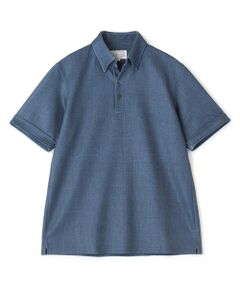 MEN'S BIGI / メンズビギ ポロシャツ | ポンチツイル調プリントポロシャツ