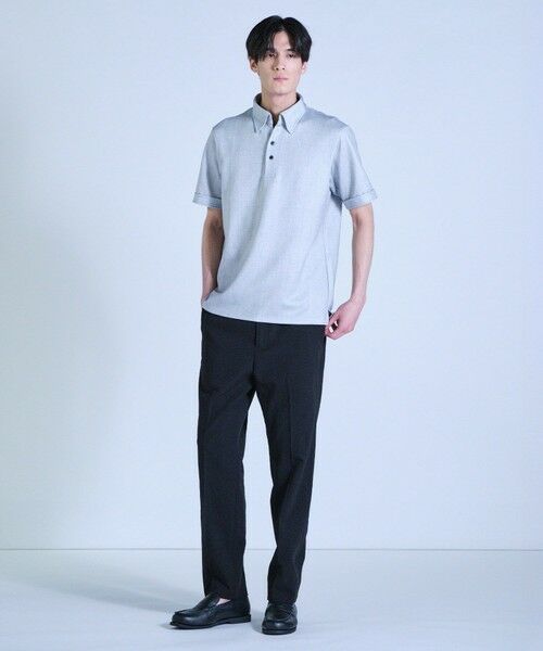 MEN'S BIGI / メンズビギ ポロシャツ | ポンチツイル調プリントポロシャツ | 詳細2