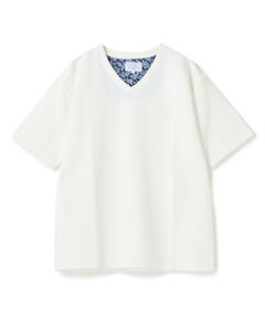 MEN'S BIGI / メンズビギ Tシャツ | タックジャガードVネックT