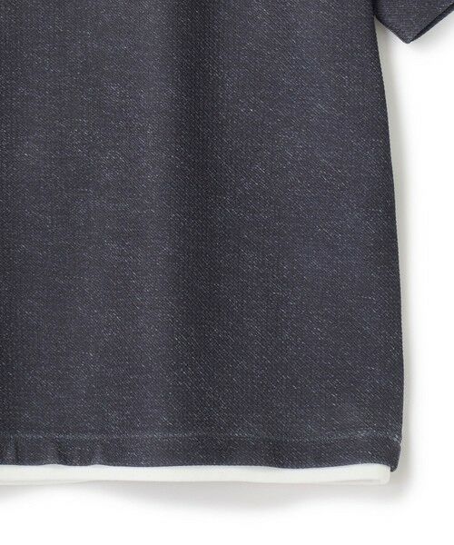 MEN'S BIGI / メンズビギ Tシャツ | フェイクレイヤードデニム調プリントT＜ストレッチ・速乾・ハンドウォッシャブル・接触冷感＞ | 詳細12
