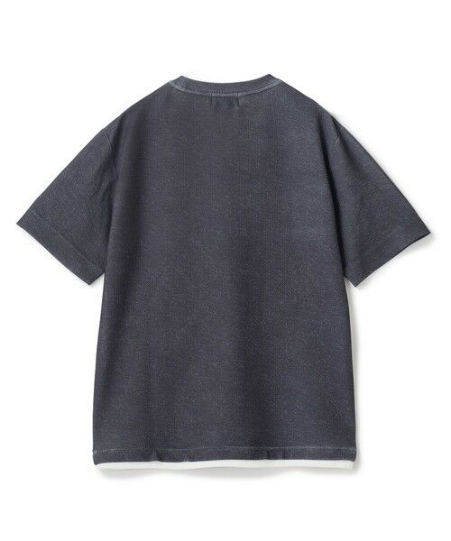 MEN'S BIGI / メンズビギ Tシャツ | フェイクレイヤードデニム調プリントT＜ストレッチ・速乾・ハンドウォッシャブル・接触冷感＞ | 詳細14