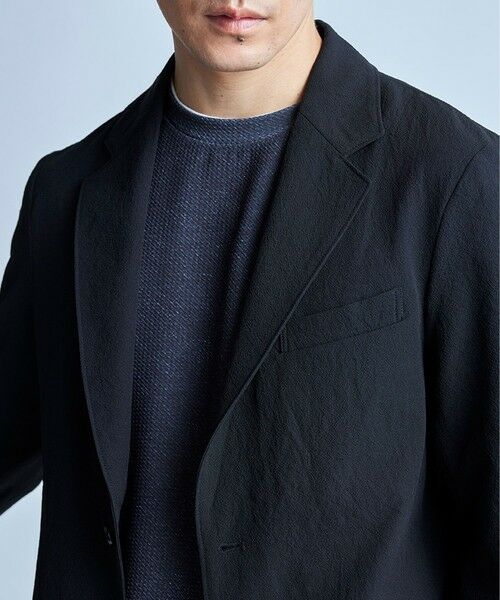 MEN'S BIGI / メンズビギ Tシャツ | フェイクレイヤードデニム調プリントT＜ストレッチ・速乾・ハンドウォッシャブル・接触冷感＞ | 詳細5