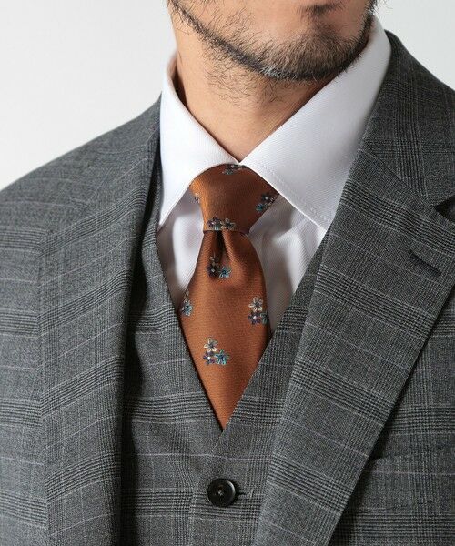 MEN'S BIGI / メンズビギ ネクタイ | 【TIE YOUR TIE(タイユアタイ)】フィレンツェフローラル柄ネクタイ | 詳細4