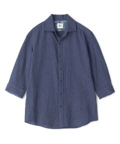 MEN'S BIGI / メンズビギ シャツ・ブラウス | 【LIBERTY/リバティ】メランジ 七分袖シャツ