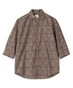 MEN'S BIGI / メンズビギ シャツ・ブラウス | 【LIBERTY/リバティ】フラワージャガード 七分袖シャツ