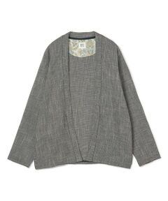 MEN'S BIGI / メンズビギ カーディガン・ボレロ | トリッカーカラミ ノーカラーカーディガン