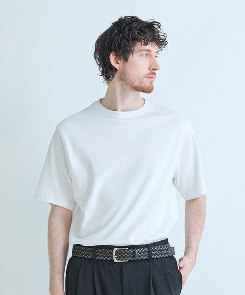 MEN'S BIGI / メンズビギ Tシャツ | スビンプラチナム スムースTシャツ | 詳細1