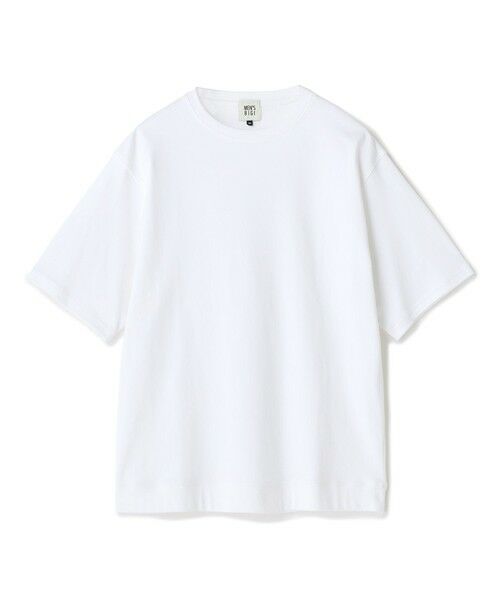 MEN'S BIGI / メンズビギ Tシャツ | スビンプラチナム スムースTシャツ（ホワイト）