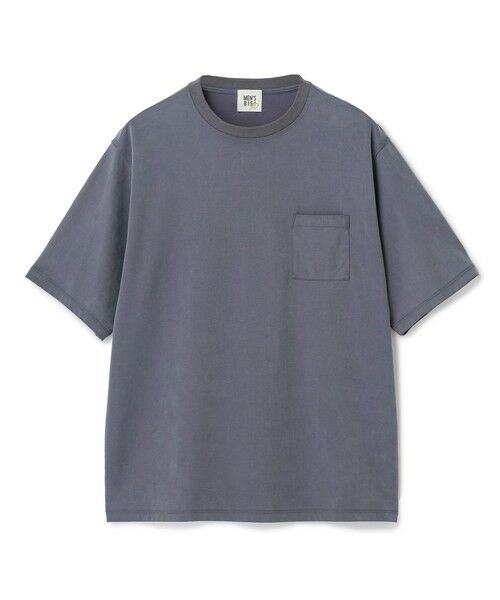 MEN'S BIGI / メンズビギ Tシャツ | フィブリルジャージー クルーネックTシャツ（グレー）