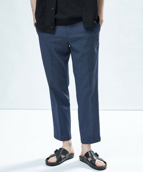 MEN'S BIGI / メンズビギ その他パンツ | パンツシェルタリングドライオックスアンクル丈パンツ<接触冷感/UVカット/吸水速乾>（ネイビー）