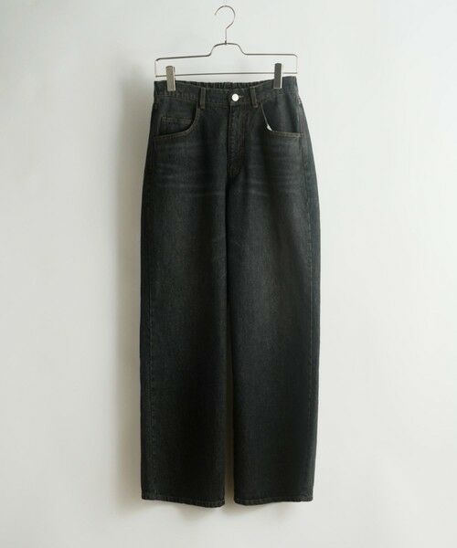 MEN'S BIGI / メンズビギ デニムパンツ | 【WEB限定/12oz デニム】ウエストシャーリング ５ポケット ワイドストレートパンツ | 詳細16