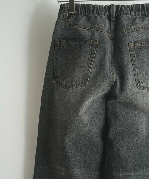 MEN'S BIGI / メンズビギ デニムパンツ | 【WEB限定/12oz デニム】ウエストシャーリング ５ポケット ワイドストレートパンツ | 詳細18
