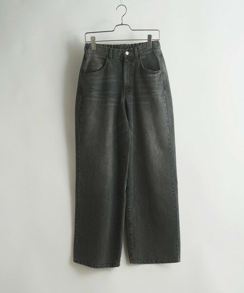 MEN'S BIGI / メンズビギ デニムパンツ | 【WEB限定/12oz デニム】ウエストシャーリング ５ポケット ワイドストレートパンツ | 詳細19