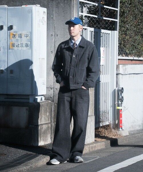 MEN'S BIGI / メンズビギ デニムパンツ | 【WEB限定/12oz デニム】ウエストシャーリング ５ポケット ワイドストレートパンツ | 詳細12