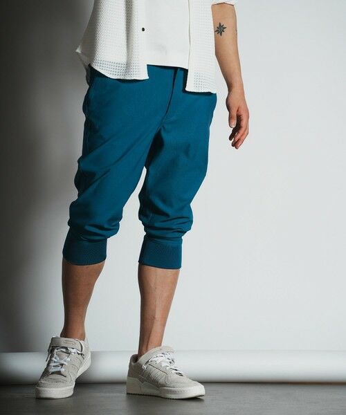 MEN'S BIGI / メンズビギ その他パンツ | ハイパーストレッチ クロップド イージージョガーパンツ（ダークブルー）