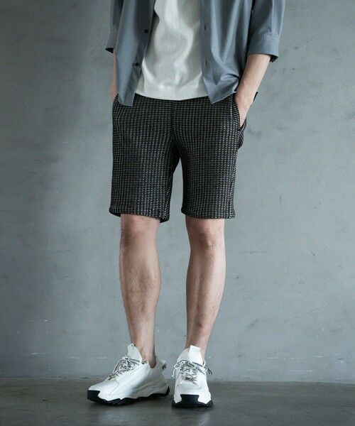 MEN'S BIGI / メンズビギ その他パンツ | ビックワッフルショートパンツ(ブラック系)