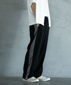 MEN'S BIGI / メンズビギ その他パンツ | ジャガードワイドトラックパンツ