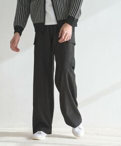 MEN'S BIGI / メンズビギ その他パンツ | 【WEB限定/セットアップ対応】ランダムプリーツワイドカーゴパンツ