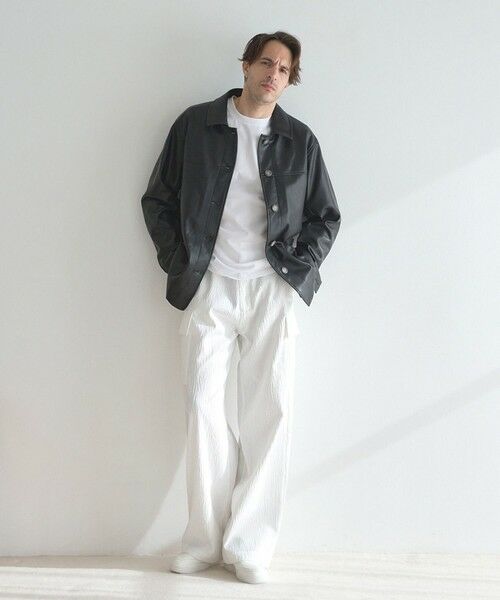 MEN'S BIGI / メンズビギ その他パンツ | 【WEB限定/セットアップ対応】ランダムプリーツワイドカーゴパンツ | 詳細1
