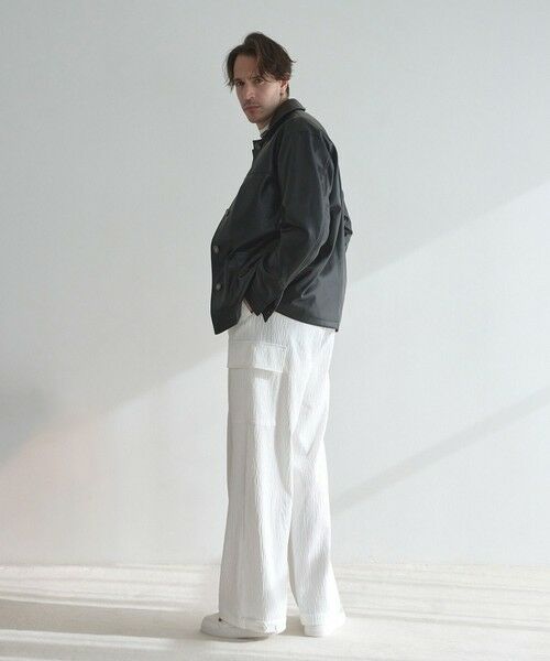MEN'S BIGI / メンズビギ その他パンツ | 【WEB限定/セットアップ対応】ランダムプリーツワイドカーゴパンツ | 詳細3