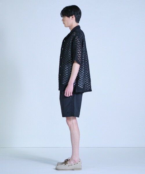 MEN'S BIGI / メンズビギ シャツ・ブラウス | インドクロシェオープンカラーシャツ＜ハンドウォッシャブル・通気性＞ | 詳細3