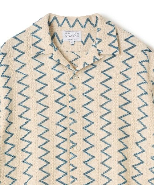 MEN'S BIGI / メンズビギ シャツ・ブラウス | インドクロシェオープンカラーシャツ＜ハンドウォッシャブル・通気性＞ | 詳細6