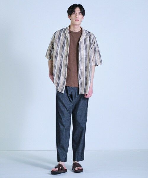 MEN'S BIGI / メンズビギ シャツ・ブラウス | インドクロシェオープンカラーシャツ＜ハンドウォッシャブル・通気性＞ | 詳細13
