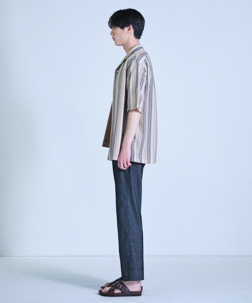 MEN'S BIGI / メンズビギ シャツ・ブラウス | インドクロシェオープンカラーシャツ＜ハンドウォッシャブル・通気性＞ | 詳細14