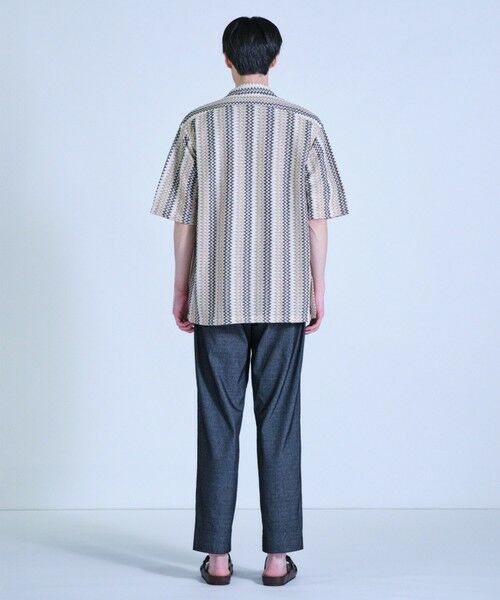 MEN'S BIGI / メンズビギ シャツ・ブラウス | インドクロシェオープンカラーシャツ＜ハンドウォッシャブル・通気性＞ | 詳細15