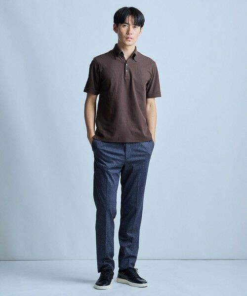 MEN'S BIGI / メンズビギ スラックス・ドレスパンツ | 【セットアップ対応】プリントポンチスリムイージースラックス＜ストレッチ・ハンドウォッシャブル・接触冷感＞ | 詳細7