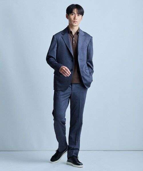 MEN'S BIGI / メンズビギ スラックス・ドレスパンツ | 【セットアップ対応】プリントポンチスリムイージースラックス＜ストレッチ・ハンドウォッシャブル・接触冷感＞ | 詳細10