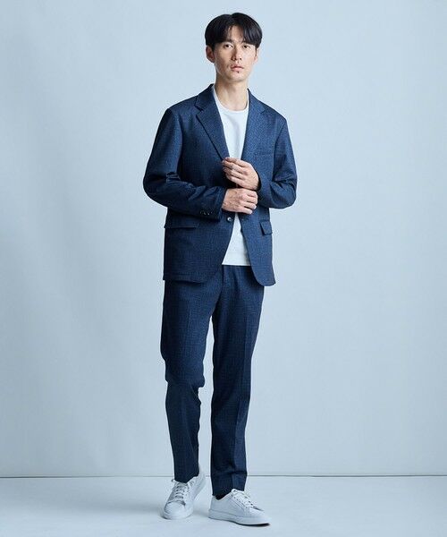 MEN'S BIGI / メンズビギ スラックス・ドレスパンツ | 【セットアップ対応】プリントポンチスリムイージースラックス＜ストレッチ・ハンドウォッシャブル・接触冷感＞ | 詳細16