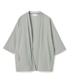 MEN'S BIGI / メンズビギ カーディガン・ボレロ | ハーフスリーブボタンレスカーディガン<ストレッチ・ハンドウォッシャブル>
