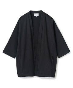 MEN'S BIGI / メンズビギ カーディガン・ボレロ | ハーフスリーブボタンレスカーディガン<ストレッチ・ハンドウォッシャブル>