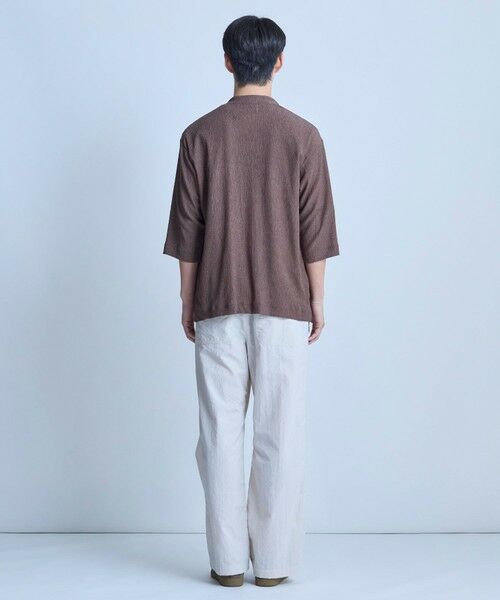 MEN'S BIGI / メンズビギ カーディガン・ボレロ | ハーフスリーブボタンレスカーディガン<ストレッチ・ハンドウォッシャブル> | 詳細20