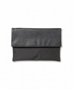 MEN'S BIGI / メンズビギ ショルダーバッグ | 2WAYシンセティックレザークラッチバッグ
