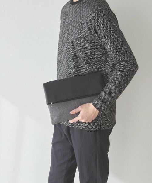 MEN'S BIGI / メンズビギ ショルダーバッグ | 2WAYシンセティックレザークラッチバッグ | 詳細3