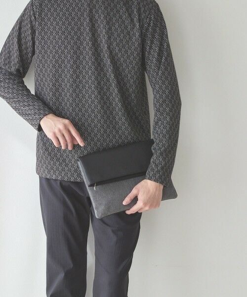 MEN'S BIGI / メンズビギ ショルダーバッグ | 2WAYシンセティックレザークラッチバッグ | 詳細4