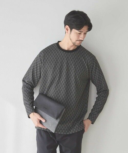 MEN'S BIGI / メンズビギ ショルダーバッグ | 2WAYシンセティックレザークラッチバッグ | 詳細5