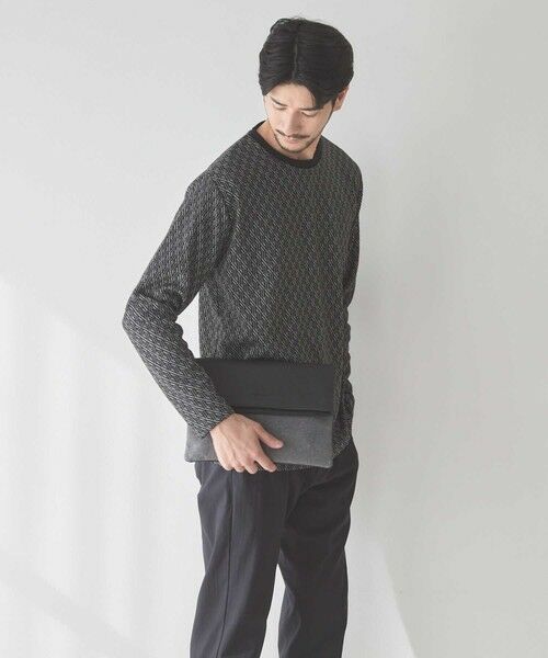 MEN'S BIGI / メンズビギ ショルダーバッグ | 2WAYシンセティックレザークラッチバッグ | 詳細6