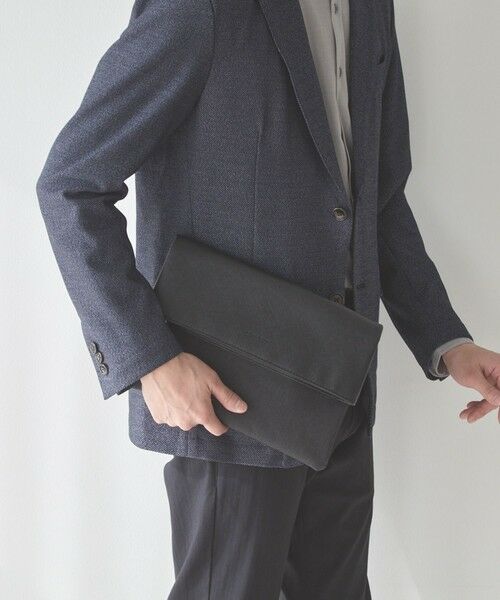 MEN'S BIGI / メンズビギ ショルダーバッグ | 2WAYシンセティックレザークラッチバッグ | 詳細11